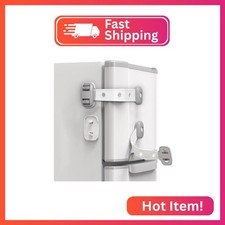 Fridge Locks,Refrigerator Door Lock,Child Proof Safety Cabinet Lock with Strong