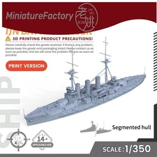 SSMODEL 1:350 IJN Kurama Battlecruiser