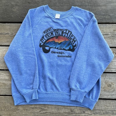 Vintage 70s Rocky Mountain High Colorado Sportswear Tag Crewneck Sweatshirt 