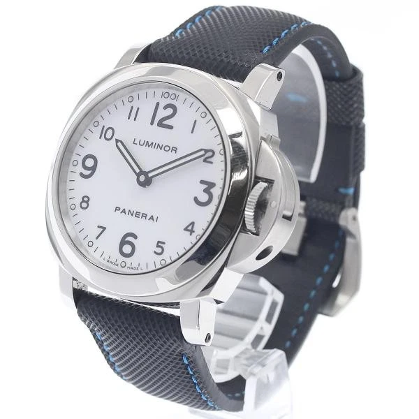 Panerai — Officine Panerai Luminor Base PAM00114 44mm White Dial Hand-Winding Watch #C4232