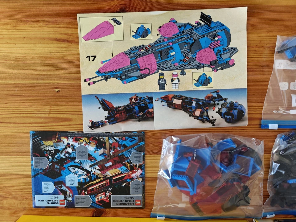 Lego Legoland 6986 Space Police Mission Commander Anleitung Plastik - Inlay OVP  - Bild 4 von 4