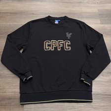 Crystal Palace FC Sweatshirt CPFC Eagle England Football Soccer Black Mens L