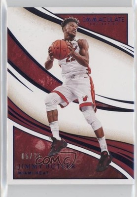 2019-20 Panini Immaculate Blue 5/25 Jimmy Butler #36 9ih