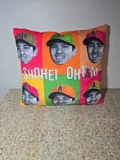 Shohei Ohtani Soft Pillow MLB Angels Baseball Japan Limited Rare Very Good 🔥Hot