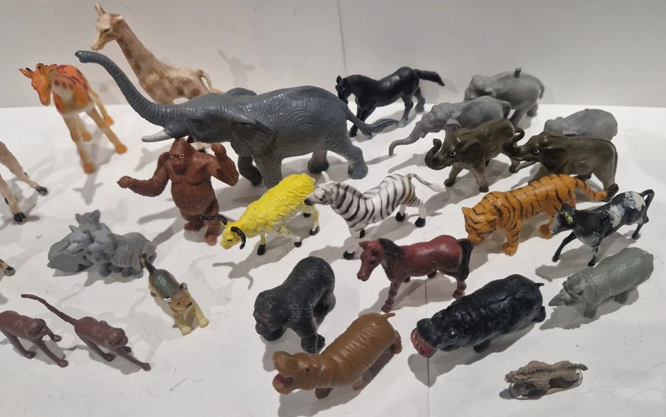 Divers 1/43 1/50 - 28 animaux sauvages idéal diorama Pinder ou autres - Photo 3/3