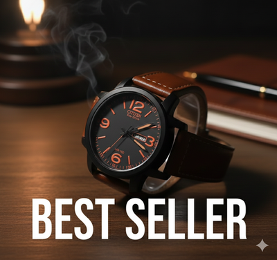 #ad #ad Citizen Men#x27;s Brown Eco Drive Chronograph Stainless Steel Quartz Watch $74.00