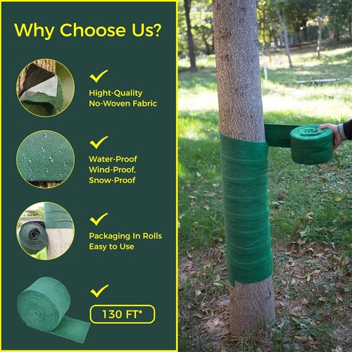 130FT Tree Protector Wraps, Trunk Wrap Bark Tube... - Picture 3 of 4