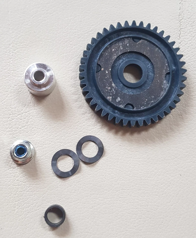 Kyosho Mad Force Hauptzahnrad mit Slipper,Slipperplatte und Zubehör. - Bild 2 von 4