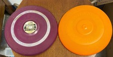 Lot 2 1966 Wham-O Original Frisbee Orange  Purple Sports Pro Model