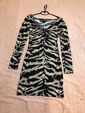 Roberto Cavalli Class Women's Vintage Leopard Print Dress M
