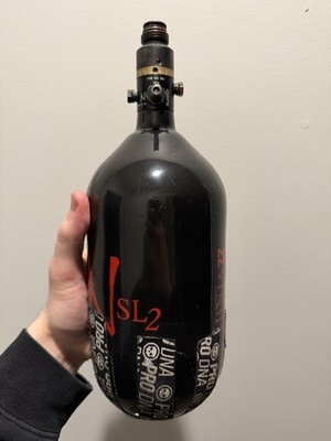 Ninja SL2 77ci 4500psi Carbon Fiber HPA Paintball Tank with Pro V2 Regulator