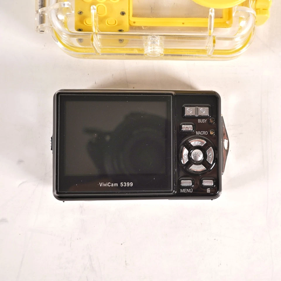Vivitar ViviCam5399 Compact Digital Camera 5MP & Waterproof Case Used Tested VGC - Image 3 of 4