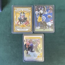 Panini NFL Football 3 Card Lot Roman Wilson Fitzpatrick Queen Steelers 2023