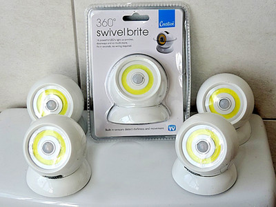 Creative Products schwenkbares Brite - weißes 360-Grad-LED-Licht x 5