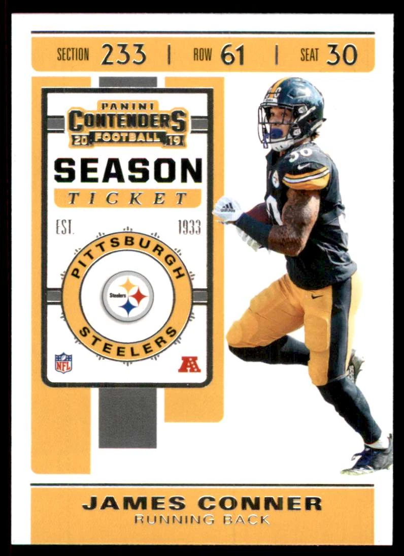James Conner trading card