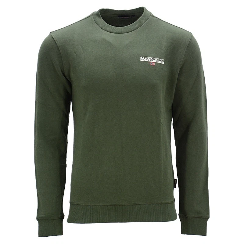 Napapijri Hombre Sudadera Cuello Redondo Manga Larga Jersey Top Ropa de Trabajo - Imagen 4 de 4