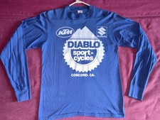 Diablo Sport-cycles Ktm Racing Jersey Shirt Ls L Concord Vtg Mx Motocross Ahrma