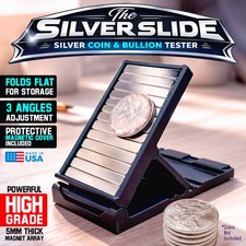 The Silver Slide Magnet Slide Test Kit For Silver Coins & Bullion - 5mm Neodymium