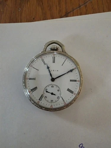 Antique Elgin Pocket Watch. Grade 315 12 Size 15 Jewel Circa 1926 Serial #296292