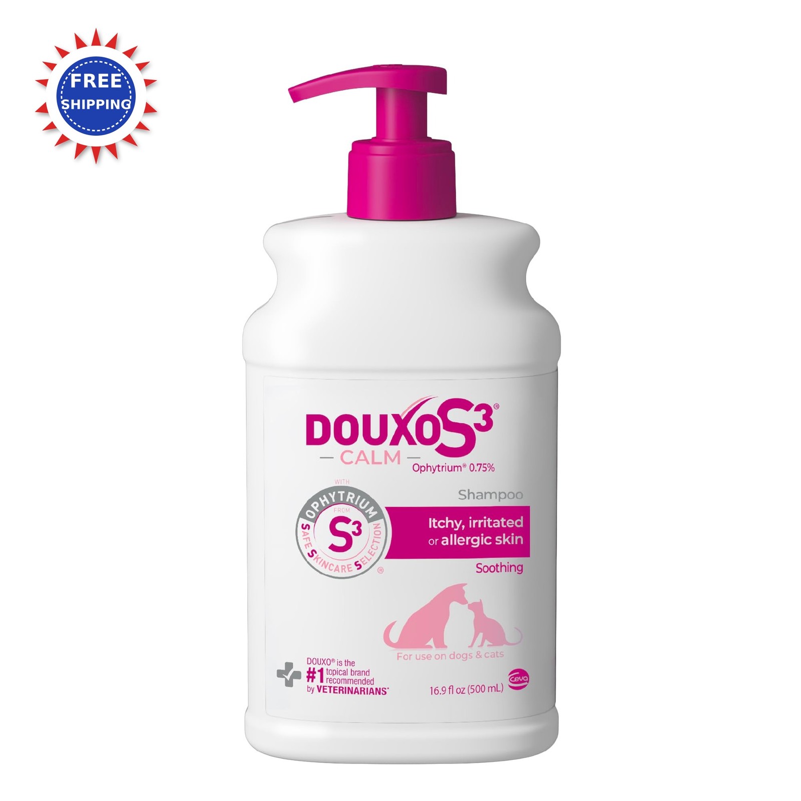 500ml Contains Ophytrium Soothing Itchy Irritated Allergic