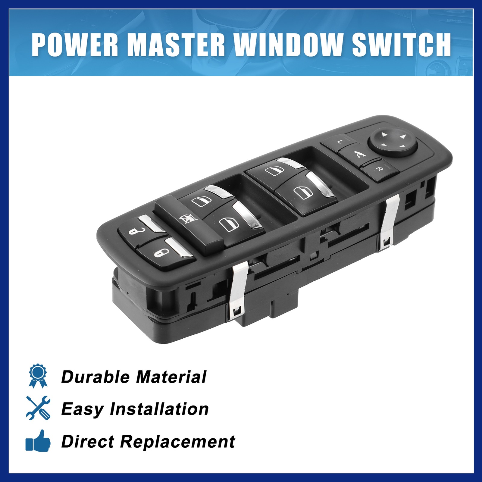 1 Pc 670010305 Driver Side Power Window Switch for Maserati Ghibli 2014-2018