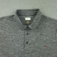Greg Norman Polo Shirt Mens XL Gray Heather PlayDry Golf Stretch Casual