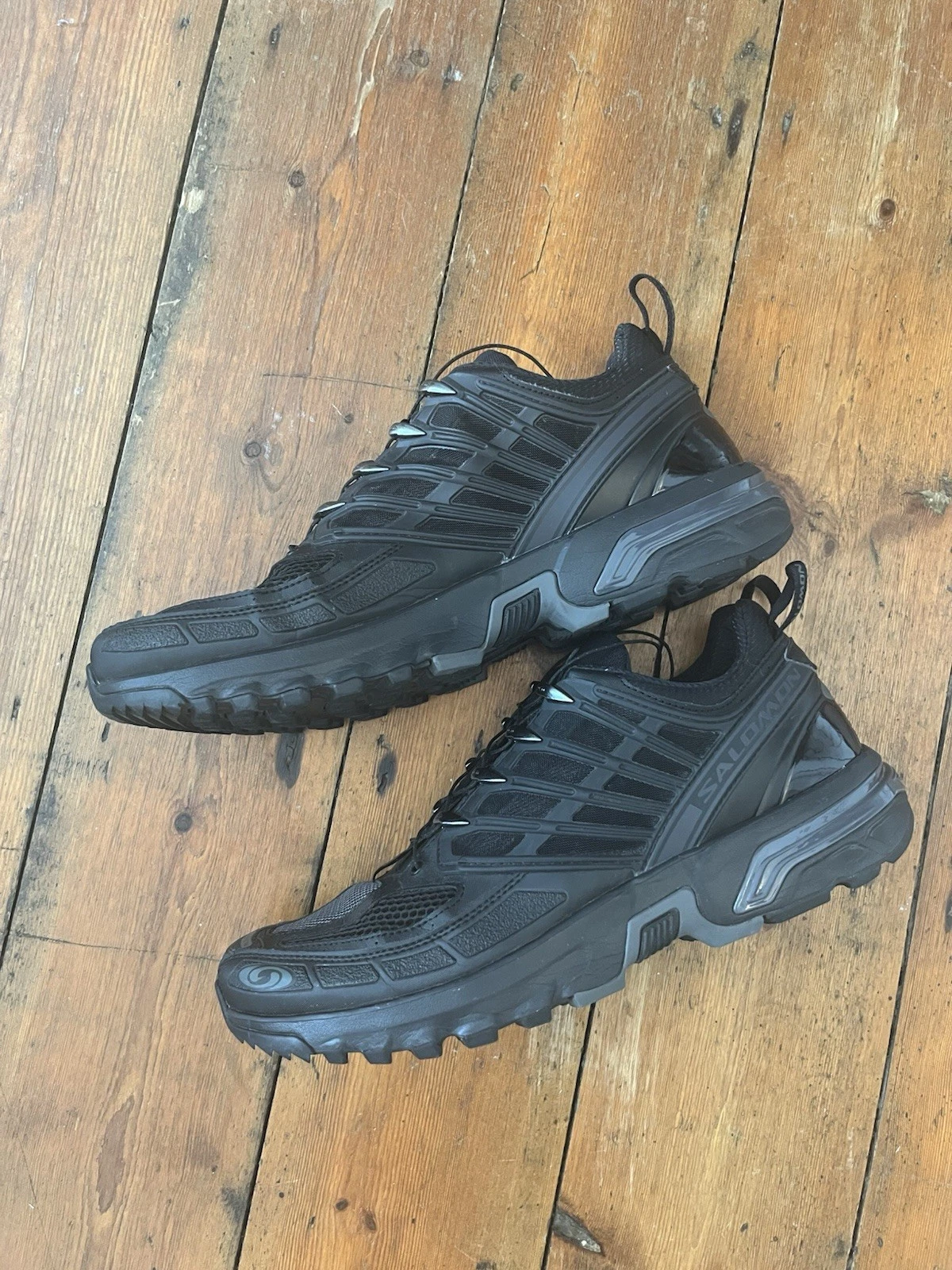 SALOMON ACS Pro Advanced nero e asfalto (UK 11.5 EU 46 2 3)
