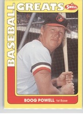 Boog Powell 1991 Swell Baseball Greats #74 Baltimore Orioles