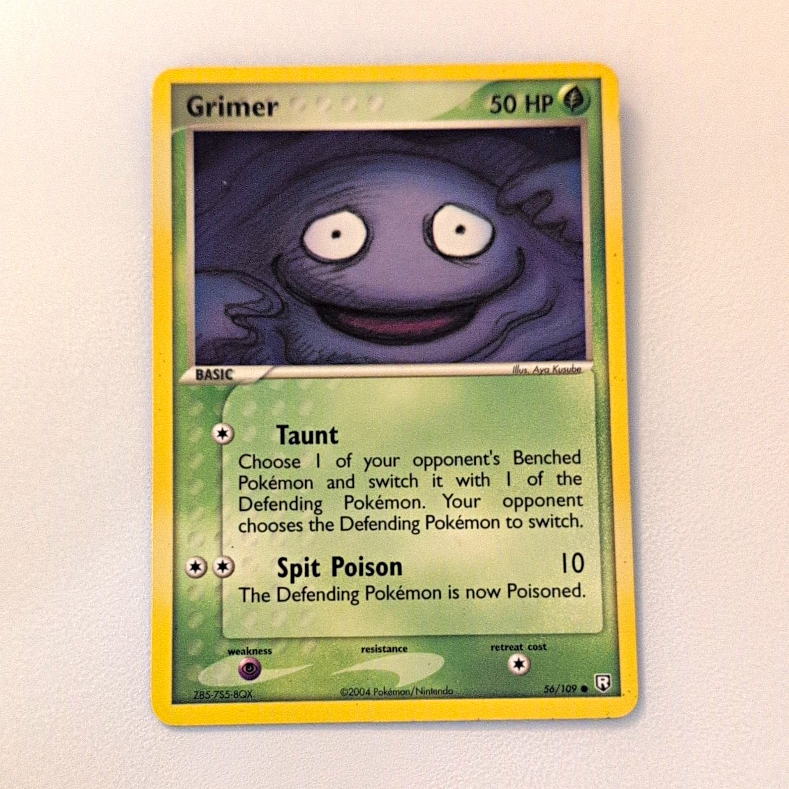 Grimer 56/109 EX Team Rocket Returns 2004 Common Regular Unlimited (English)