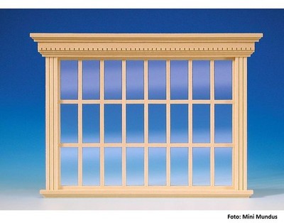 50210 - MINI MUNDUS Patrizier Atelier-Fenster für Puppenhaus Puppenstube 1:12