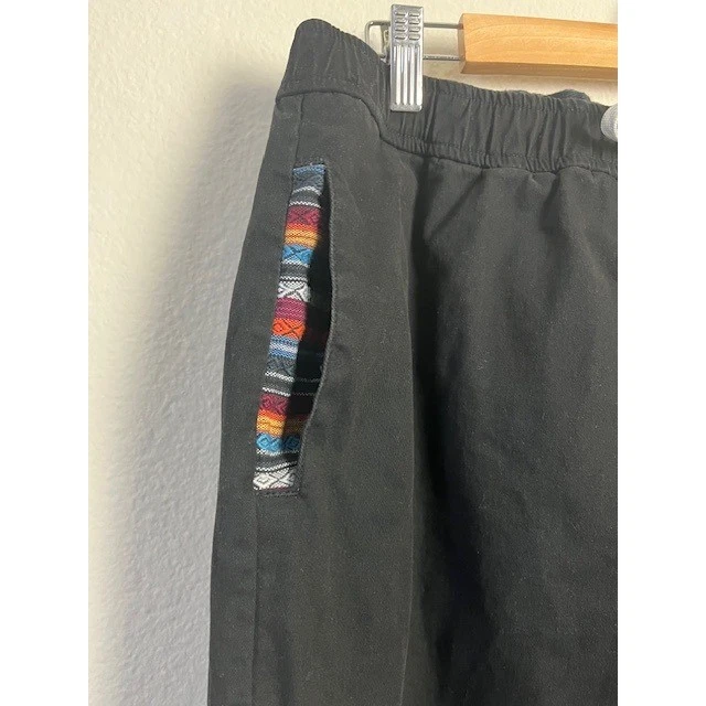 Wowie мужской черный XL высокий Rambler бегун эластичный пояс Aztec отделка шнурок - Изображение 4 из 4