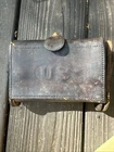 US Civil War Leather Ammo Pouch Case For Cartridges With Belt Loops