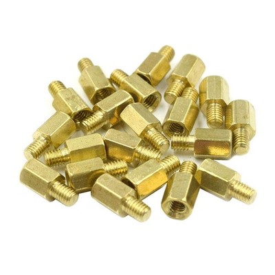 M3 Brass Hex Standoffs - 20 Pcs Precision Engineered for Secure Mounting
