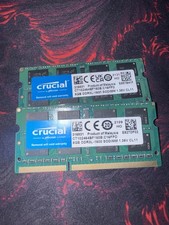 16GB Kit (2x8GB) Crucial DDR3L-1600 SODIMM 1.35V CL11 Laptop RAM -CT102464BF160B