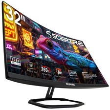 New Sceptre Curved 32 inch Prime Gaming Monitor 1080p 1500R Machine Black