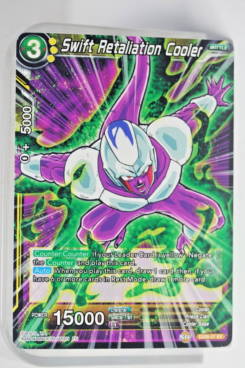 Dragon Ball Super Card Game Swift Retaliation Cooler EX06-27 EX | eBay
