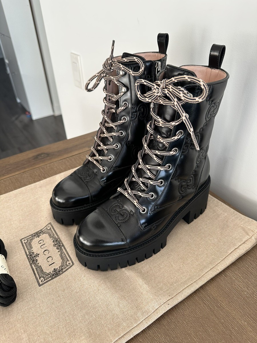 Gucci Black GG Quilted boots Size 36 | eBay Gucci Black GG Quilted boots Size 36 | eBay