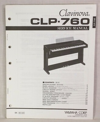 YAMAHA Clavinova CLP-760