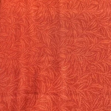 Vtg P&B Textiles 100% Cotton Fabric Burnt Orange By the Half Yard 43/44 Wide