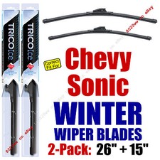 WINTER Wipers 2pk Super-Premium fit 2012+ Chevrolet Chevy Sonic - 35260/150