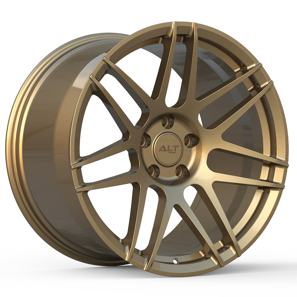 20"/21" ALT ALT13 Forged Gloss Bronze Split-Spoke Wheels for Lamborghini Huracán