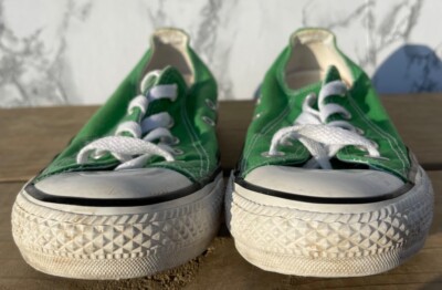 Converse All Star Low Top Sneakers Unisex Size Womens 6  Canvas rubber Sole Gre