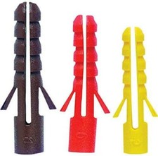 Nartel® 300pcs Workshop Assortment of Wall Plugs Raw Plugs Rawl