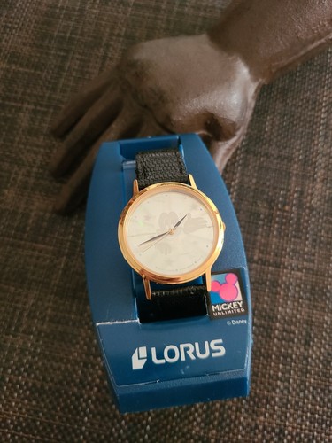 Vintage rari Topolino DISNEY Lorus orologio al quarzo OLOGRAFICA NUOVO  STOCK | eBay