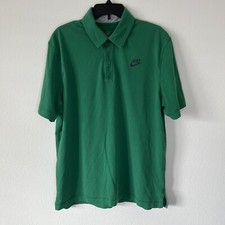 VTG Nike Classic 80s Logo Tagless Men's 2XL Green Polo Shirt