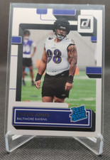 2022 Donruss Rated Rookies #384 Travis Jones RC Baltimore Ravens football card