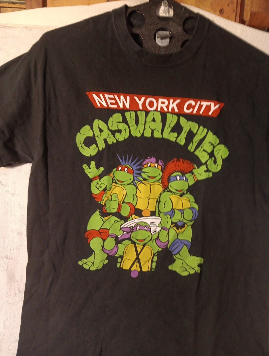 The Casualties Band TShirt Punk Med. Gildan Rare Ninja