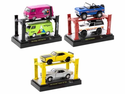 M2 Machines Auto Lifts Series 27, Set of 6 Cars 1/64 Diecast
