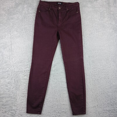 Buffalo David Bitton Jeans Womens 4/27 Purple Hanna Stretch High-Rise Skinny