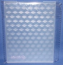 Gemini Embossing Folder Diamond or Box shapes Design HTF New Free Shipping